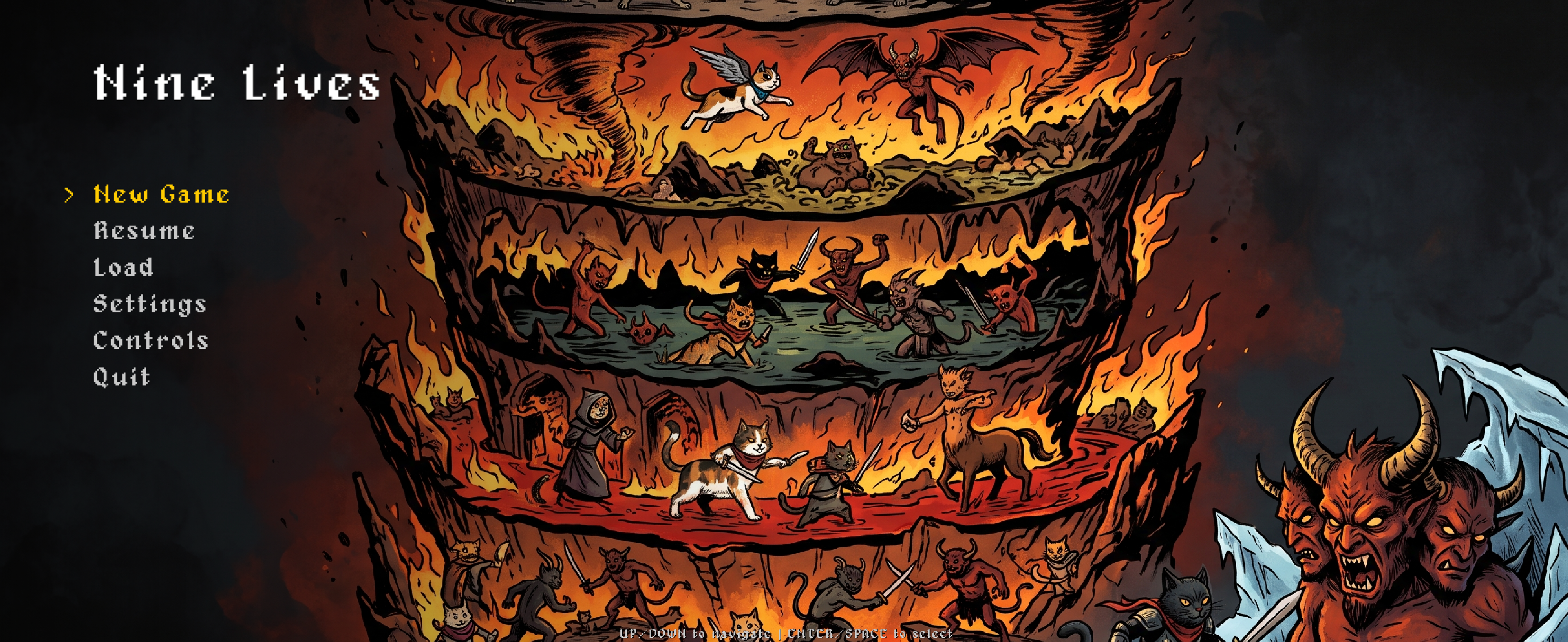 Nine Lives game artwork